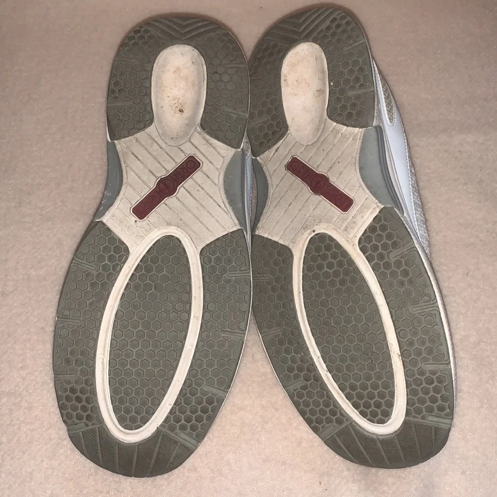 OrthoFeet Women’s Sneakers Wide White Cream Size 11.5